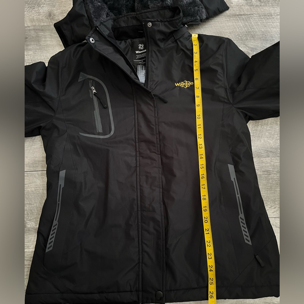Wantdo Men's Waterproof Winter Jacket Warm Winter Coat Ski Jacket Hooded Sz M - Picture 5 of 9